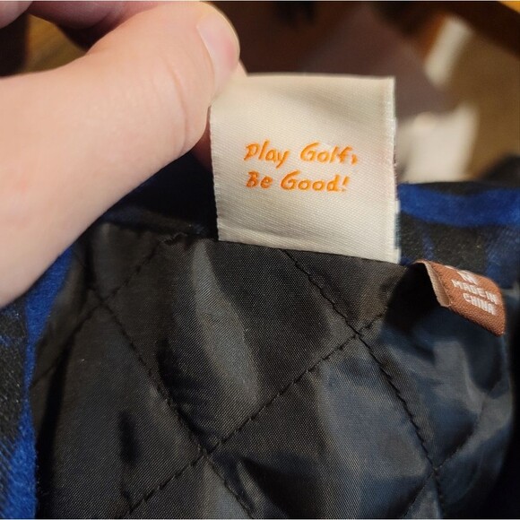 Fore!! Axel & Hudson Peacoat Jacket Blue and Black Cut # 122 Size Medium 5/6 - Picture 10 of 13